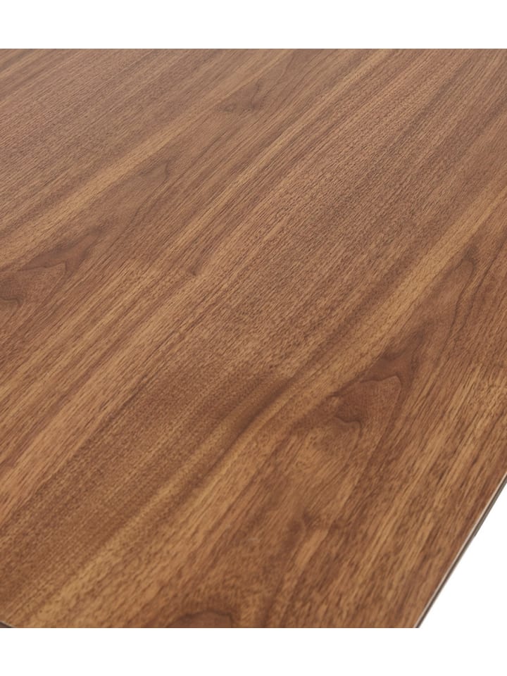 KADIMA DESIGN Elektrischer Sitz Steh Schreibtisch mit Holzplatte in Braun-Schwarz günstig kaufen