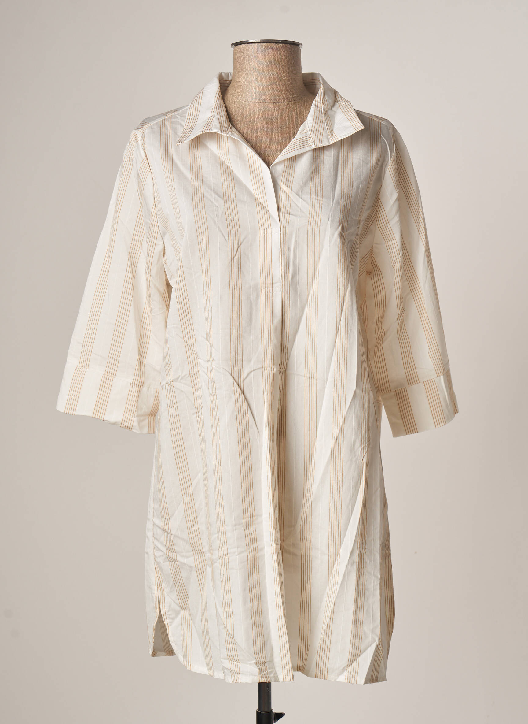 Yest Tuniquemanchelongue Femme couleur beige