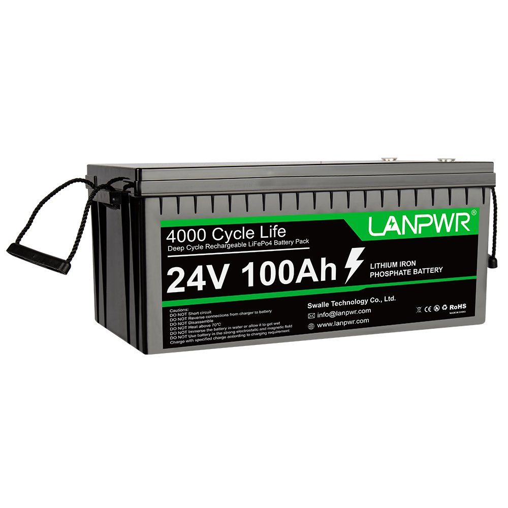 Tidyard Stromerzeuger 24V 100AH LiFePO4-Akku,Akkus und PowerBanks,Nennspannung: 25,6 V, (Energiespeicherbatterie Notstromversorgungen, LiFePO4 Batterie Powerstation für Stromausfall,Reise,Camping,Angeln), 4000 Zyklen,ist leicht,umweltfreundlich,erwei