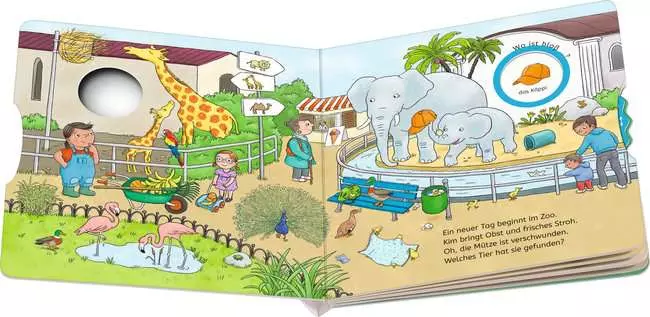 Wo ist bloß…? Mein Zoo-Buch zum Sachen suchen