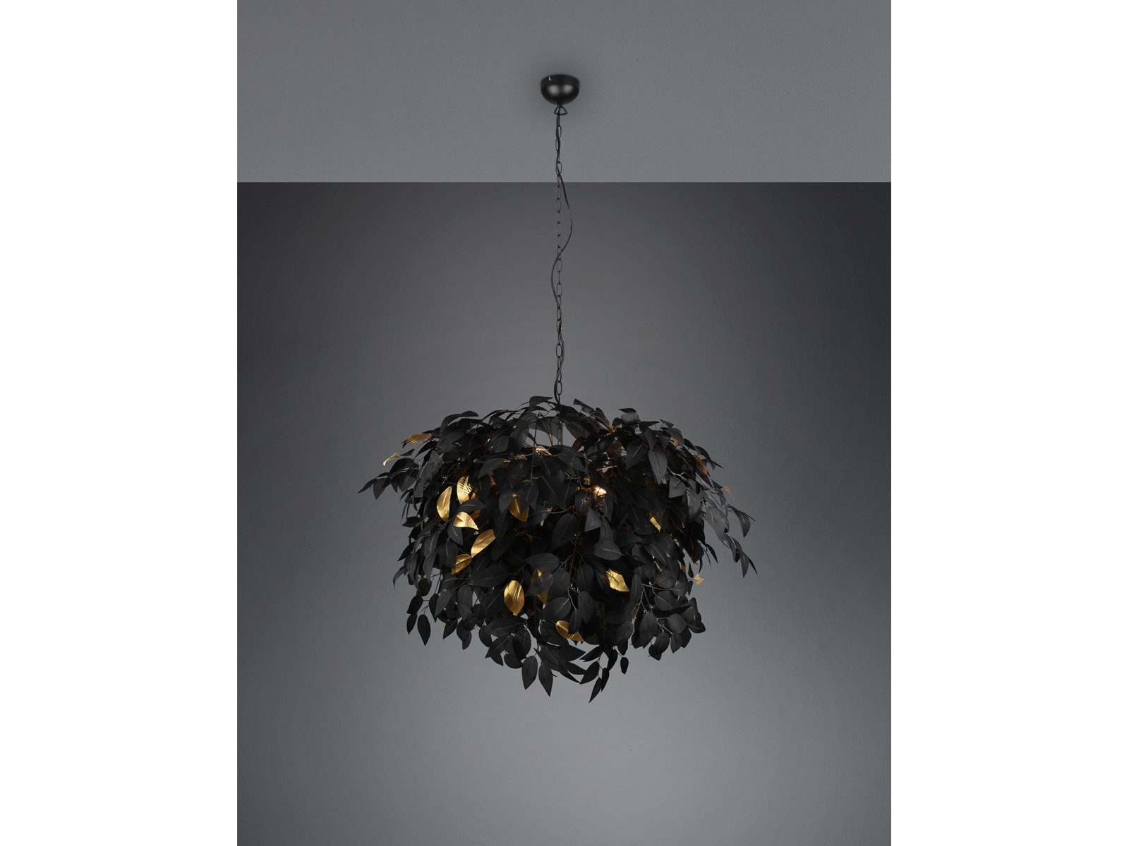 meineWunschleuchte LED Pendelleuchte, Dimmfunktion, LED wechselbar, Warmweiß, groß-e ausgefallene Designer-lampen für Esstisch & Galerie, Ø70cm