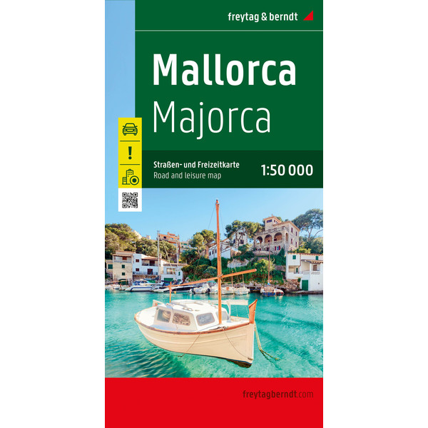 MALLORCA, STRAßENKARTE 1:50.000, FREYTAG &  BERNDT