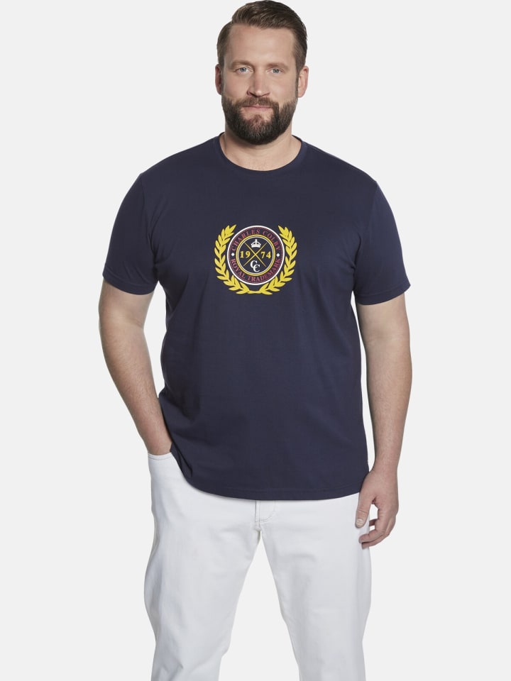 Charles Colby T-Shirt EARL SADWYN in dunkelblau günstig kaufen