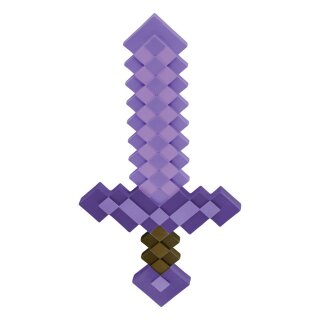 Minecraft Kunststoff-Replik Verzaubertes Schwert 51 cm
