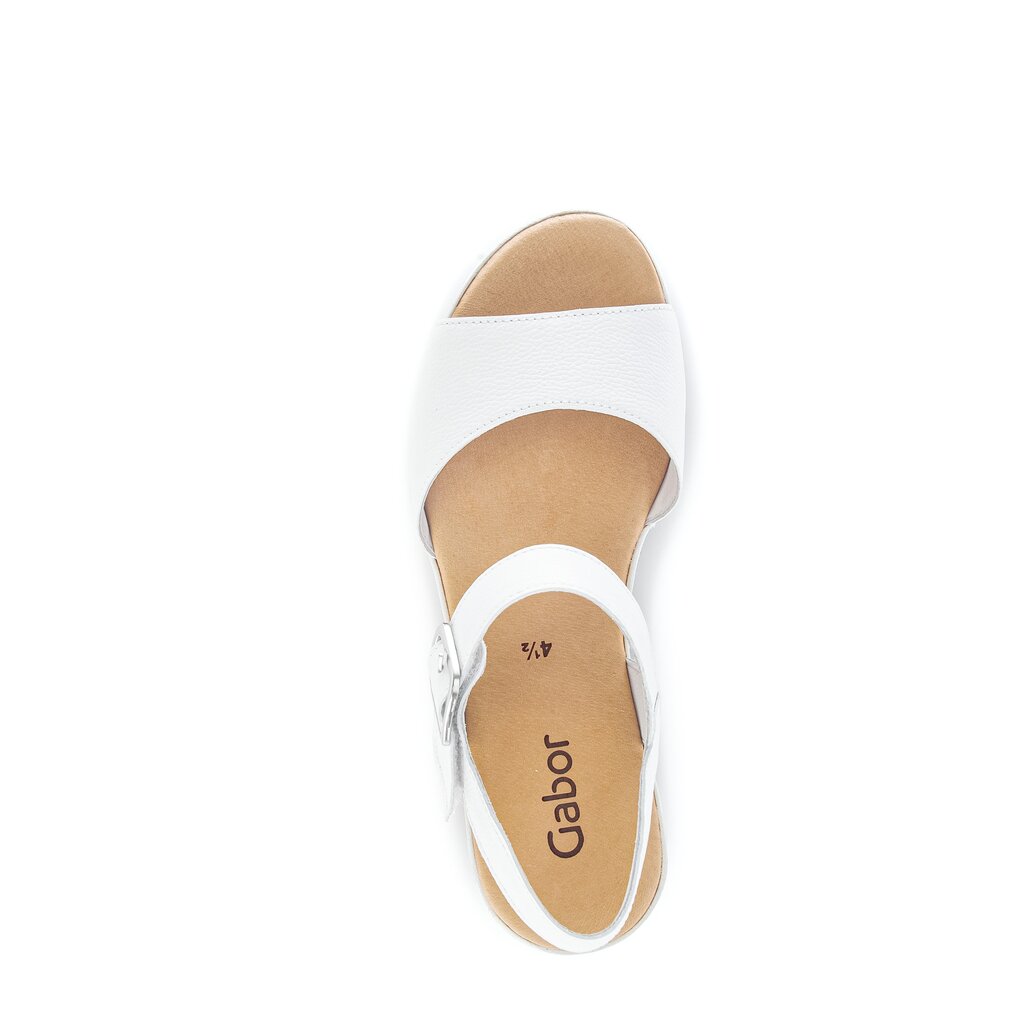 Gabor fashion Keilsandalette weiß