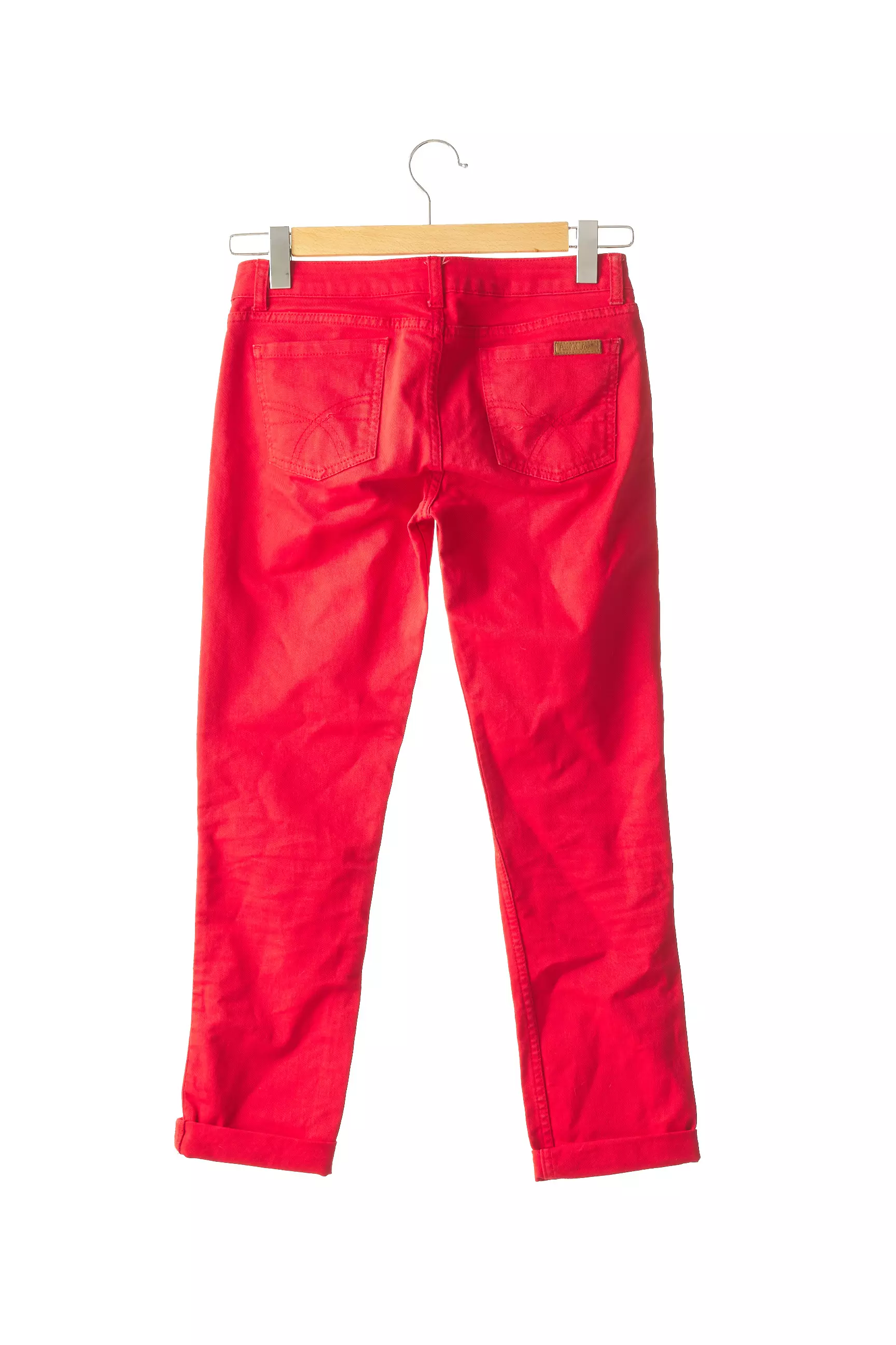 Paul Joe Pantalons Droits Femme couleur rouge
