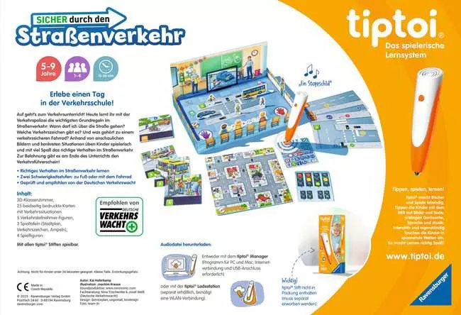 tiptoi® Sicher durch den Straßenverkehr - Lernspiel ab 5 Jahren