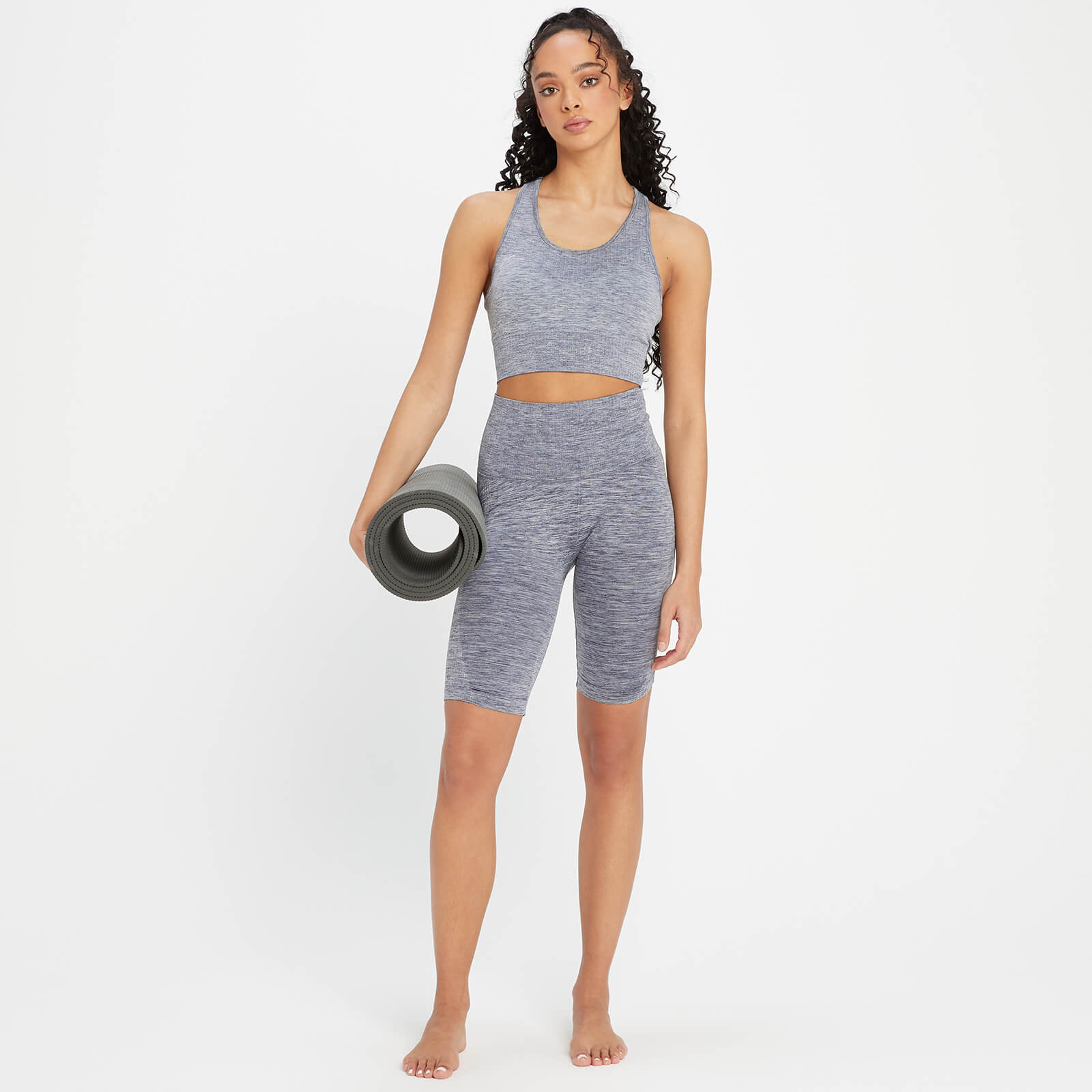 Brassière de sport sans coutures MP Composure pour femmes – Bleu galaxie