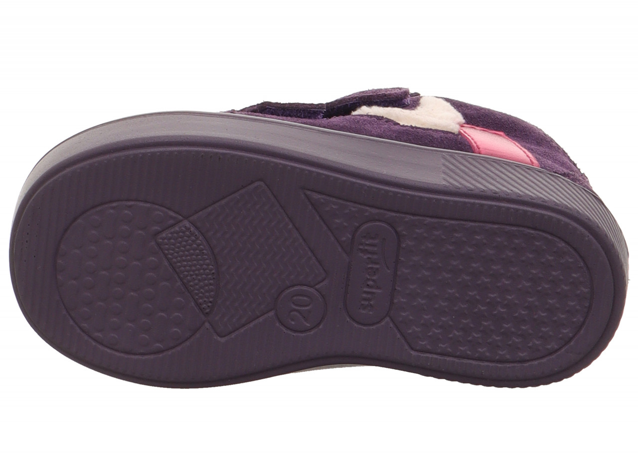 SUPIES - Lila/MetallicSneaker low mit Klettverschluss