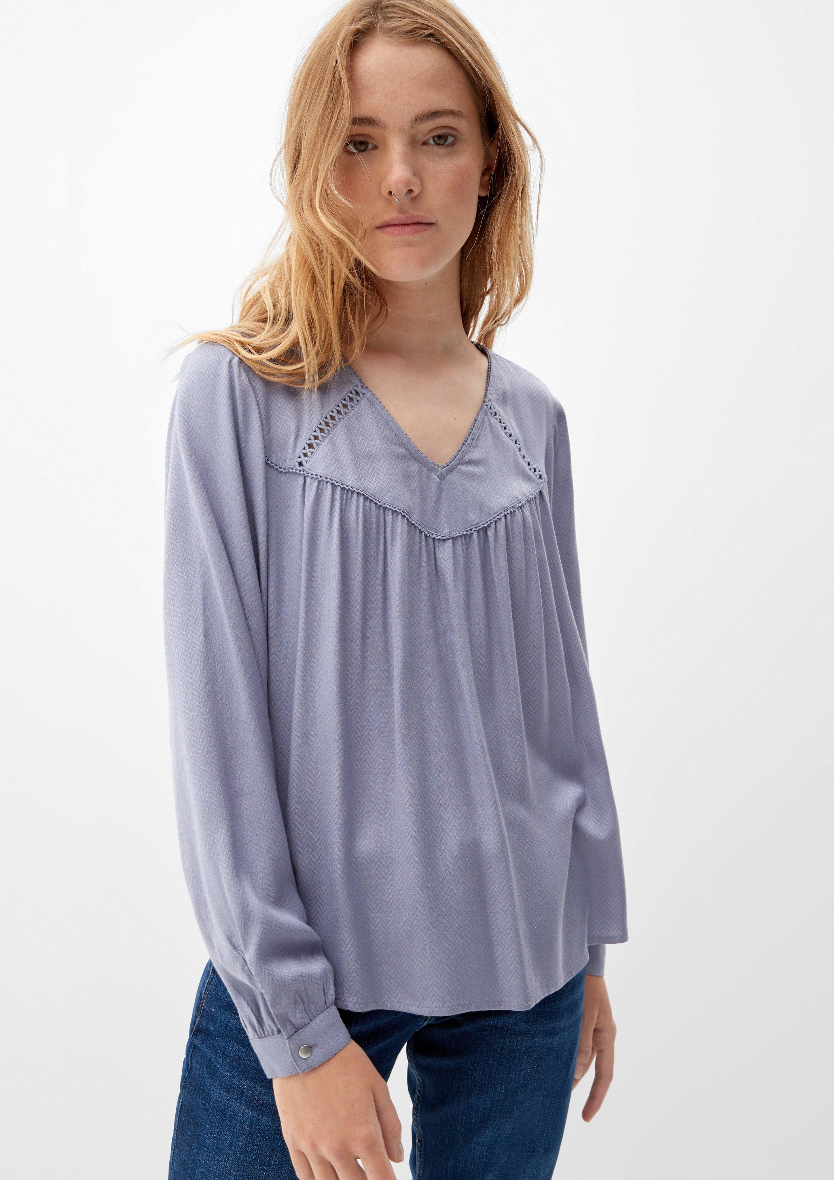 Bluse mit Fischgrätmuster  2117724-5274