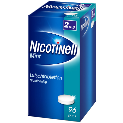 NICOTINELL Lutschtabletten 2 mg Mint  96 St  Lutschtabletten