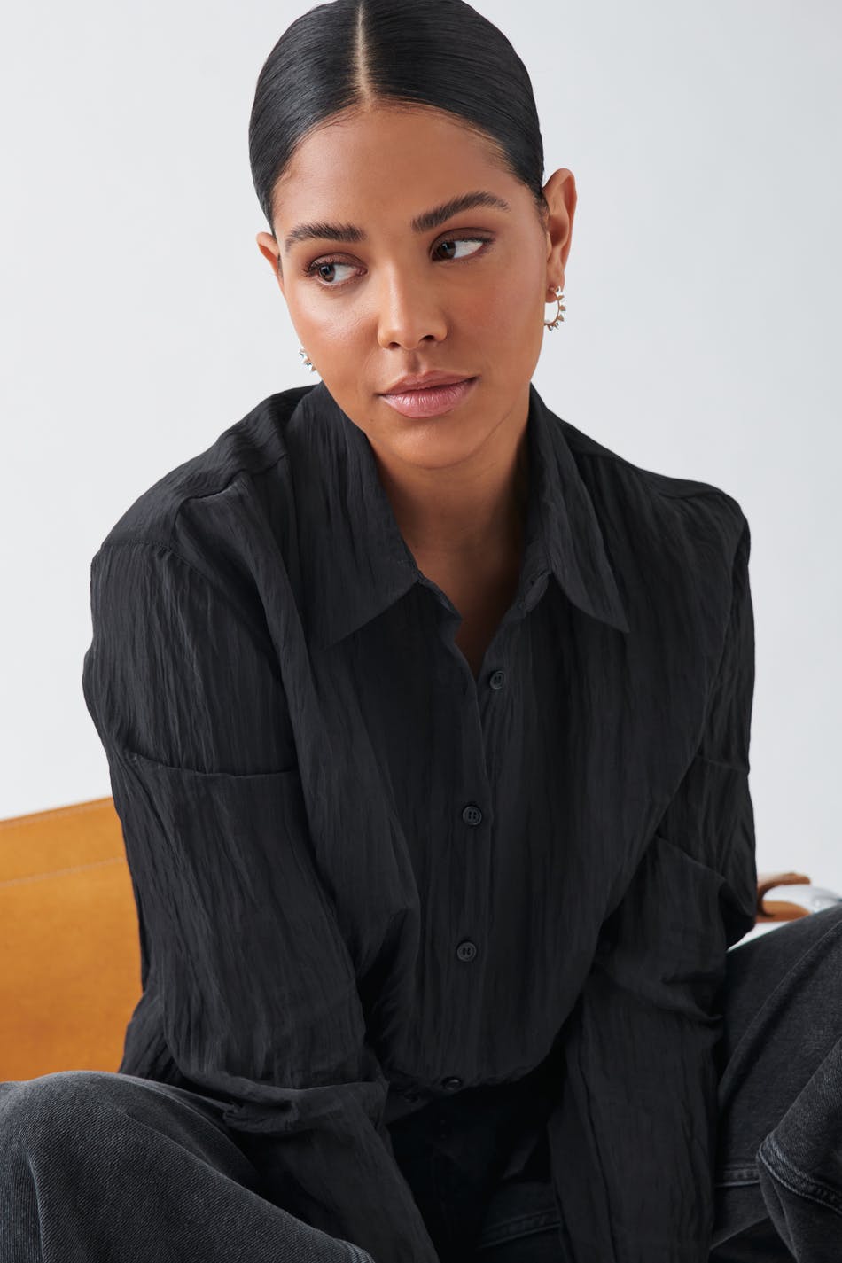 Crinkled shirt