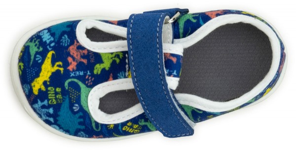 Jonap baby ~ LowCut Klettschuh ~ Blue Dino