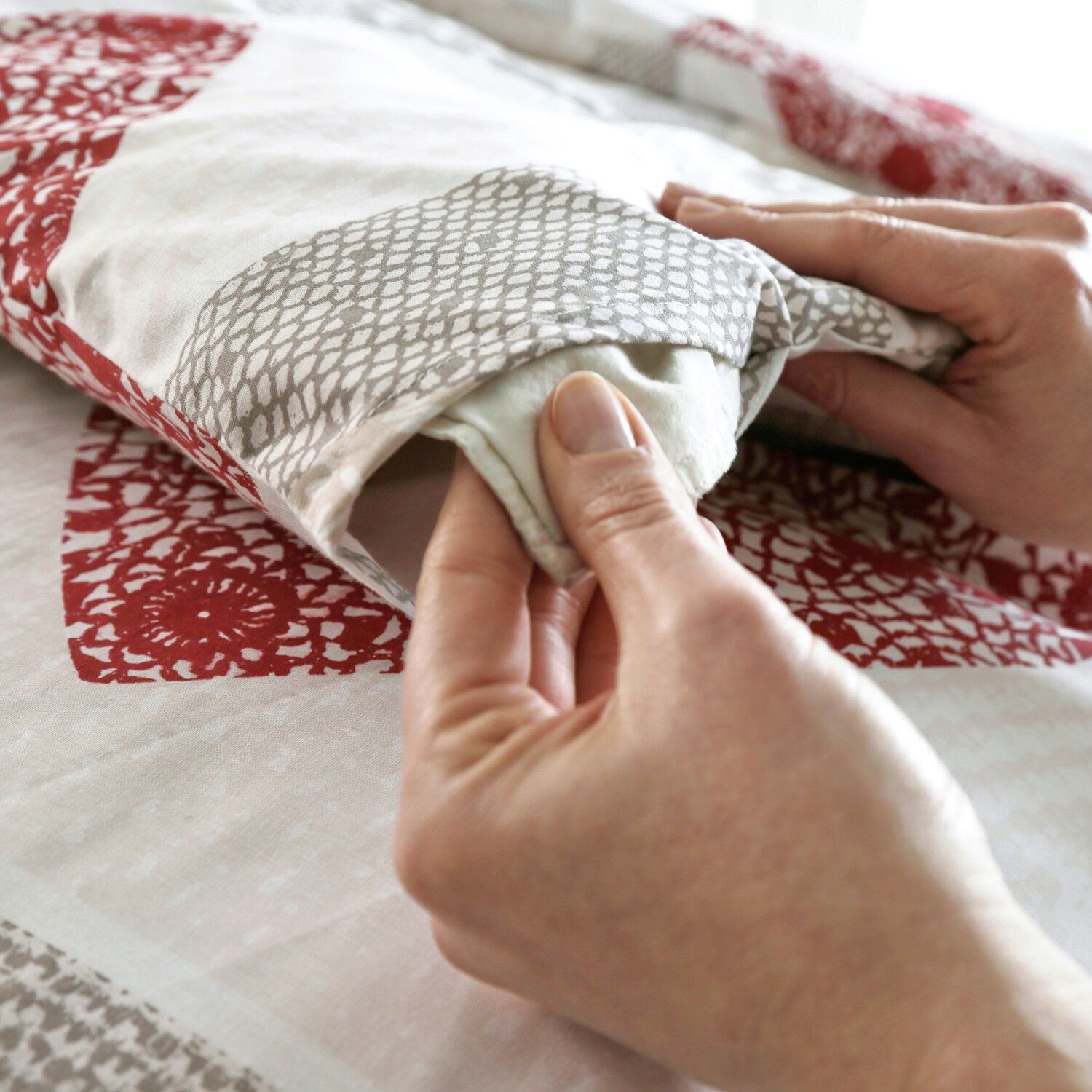 Linge de lit Lovely en flanelle imprimé coeurs