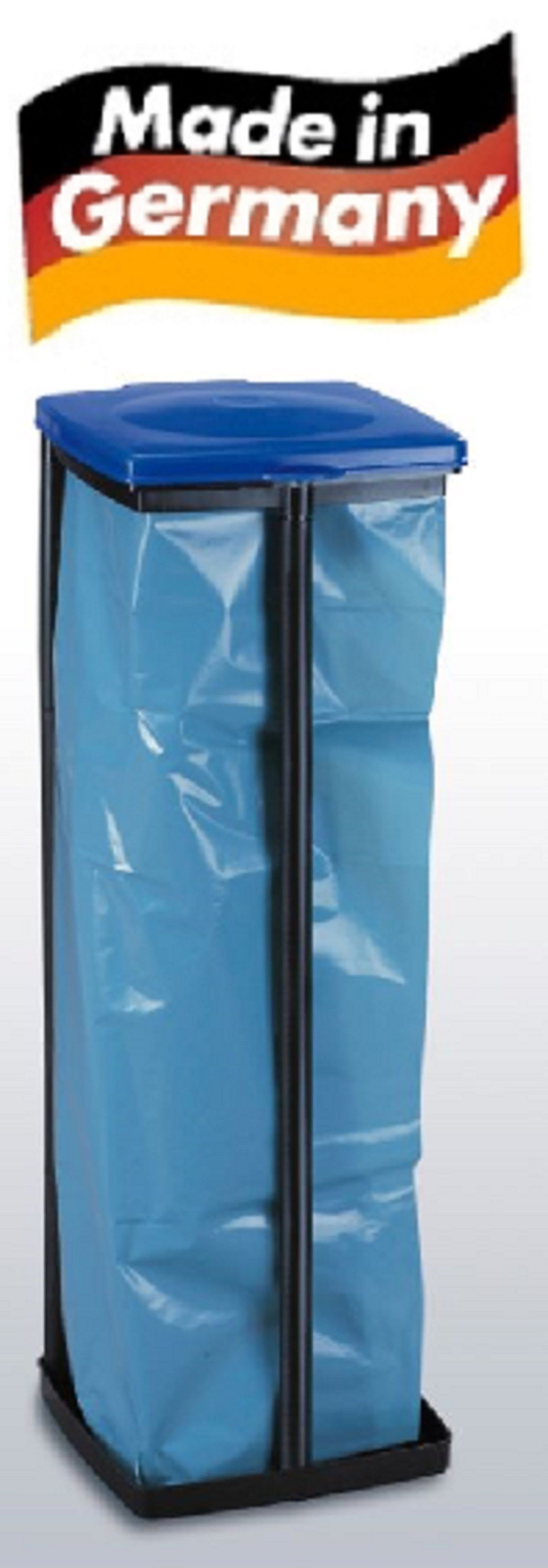 ALPFA Müllsackständer Quadra 120 Liter Müllbeutelständer Müllbeutelhalter, mit Klemmring