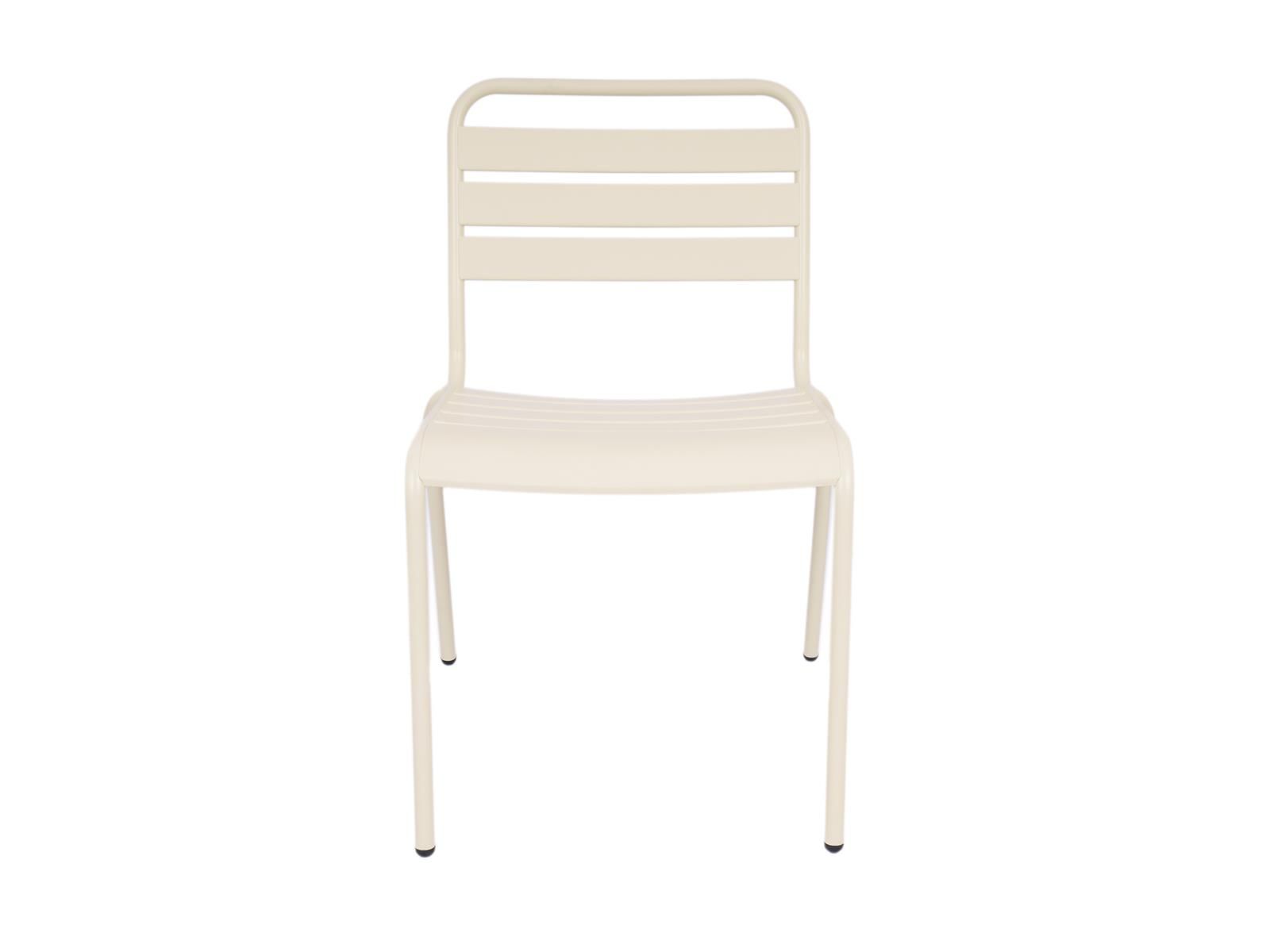 MaximaVida Max elfenbein Metall Gartenstuhle