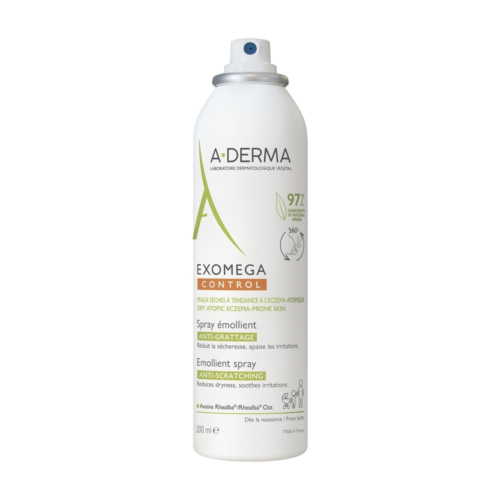 A-Derma Exomega Control - Spray émollient anti-g rattage 200ml Spray émollient