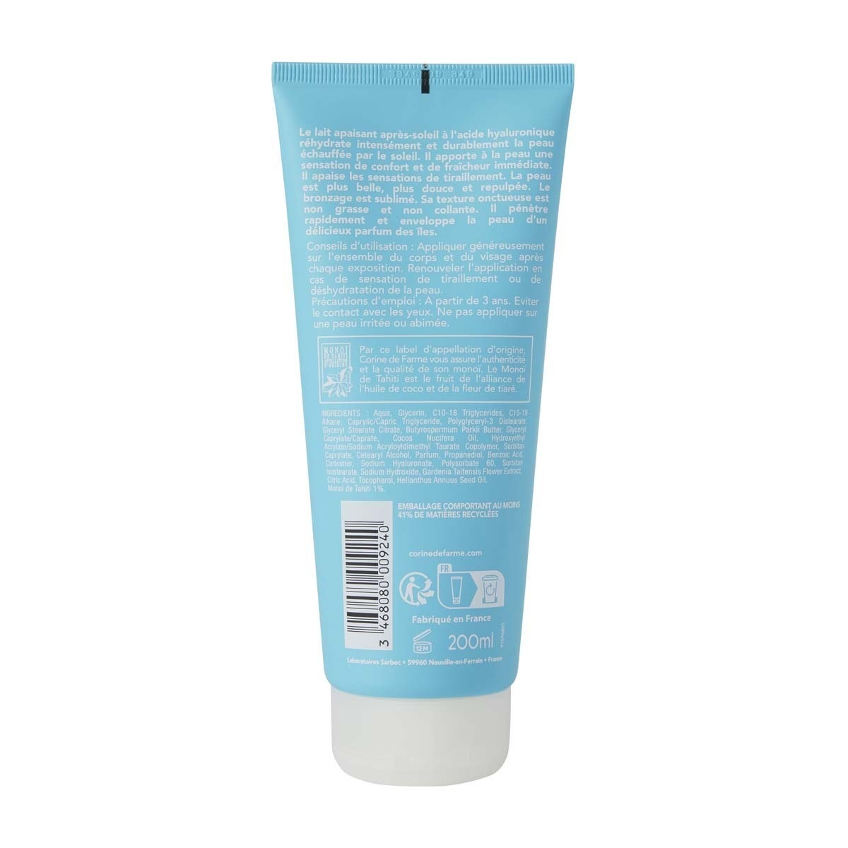 CORINE DE FARME After-Sun Lotion med hyaluronsyre