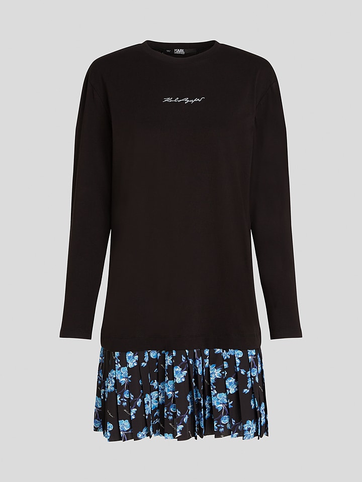 Karl Lagerfeld Kleid in Schwarz günstig kaufen S
