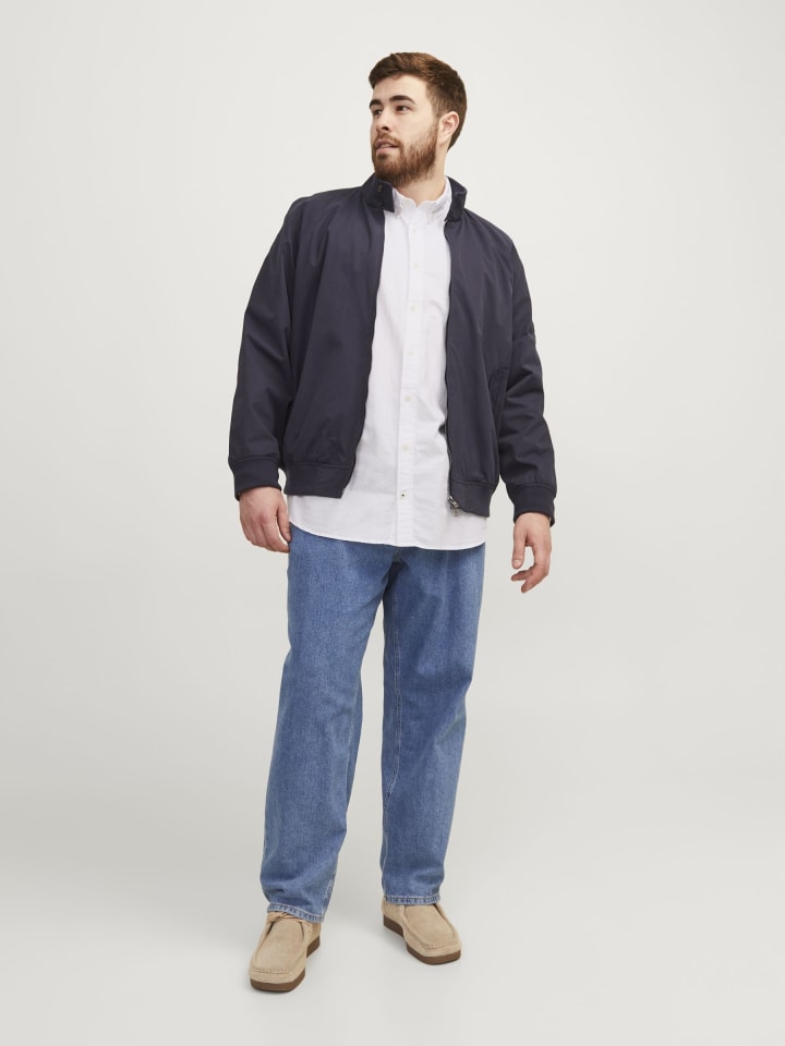JACK & JONES PLUS Freizeithemd in White günstig kaufen