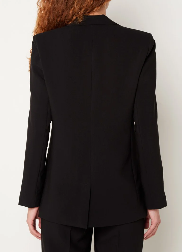 Expresso  Noos blazer met schoudervulling en stretch