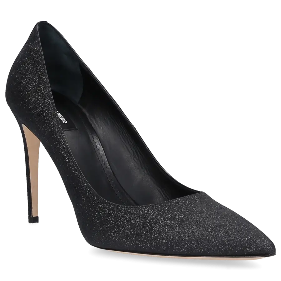 Dsquared2 - Pumps BASIC Stoff Glitzer schwarz - schwarz