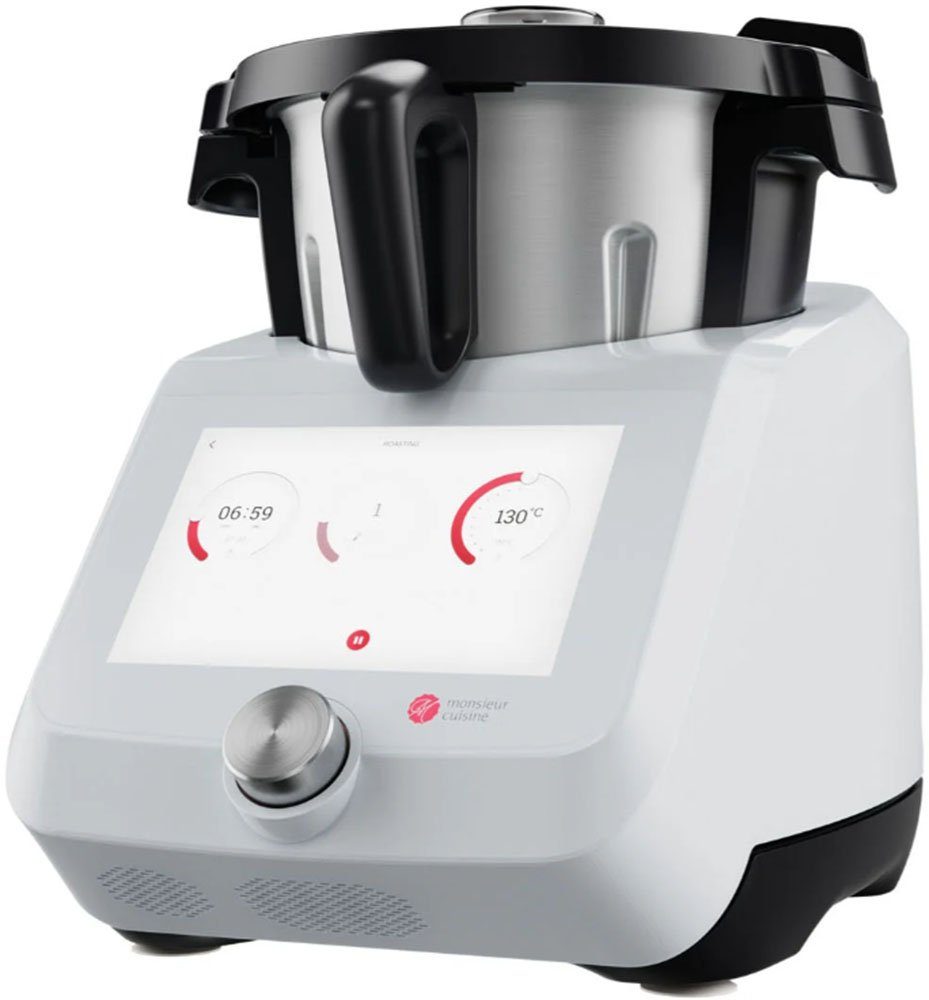 SilverCrest Küchenmaschine mit Kochfunktion Mixer Monsieur Cuisine Smart SKMS 1200 A1, 1200,00 W