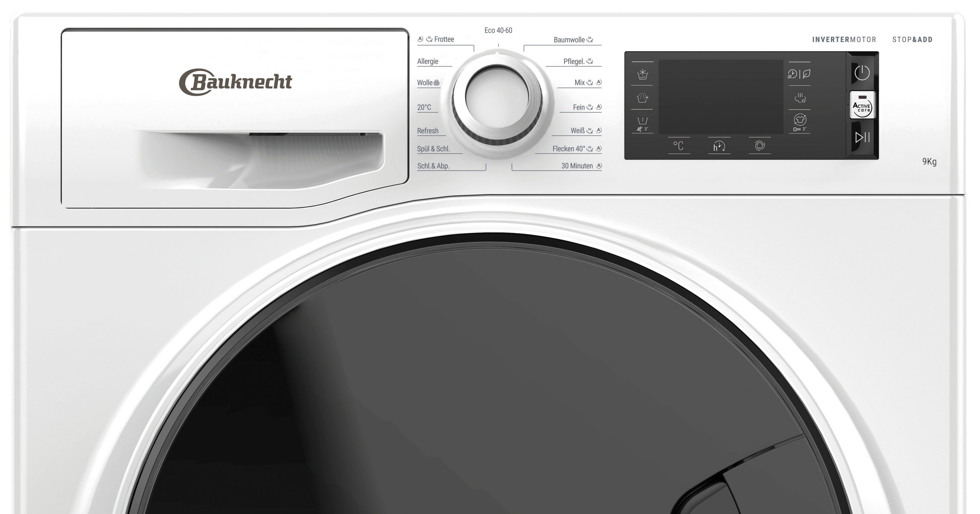 BAUKNECHT Waschmaschine WM Elite 9A, 9 kg, 1400 U/min