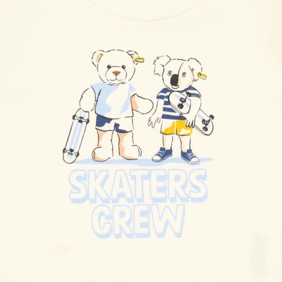 T-Shirt kurzarm, weiß für Jungs