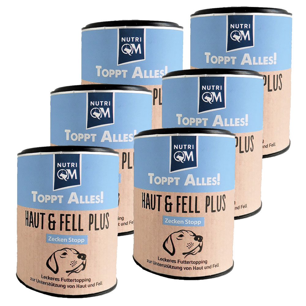 PetCom NutriQM Toppt Alles! Zeckenstop 50 g - 6er Set