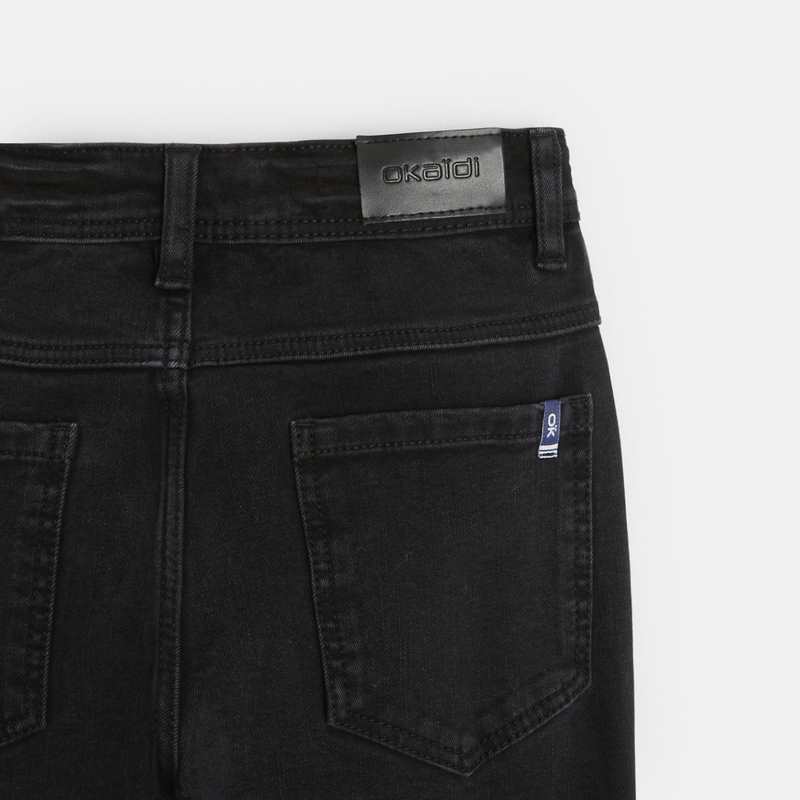 Jean skinny bi-stretch à effet délavé garçon