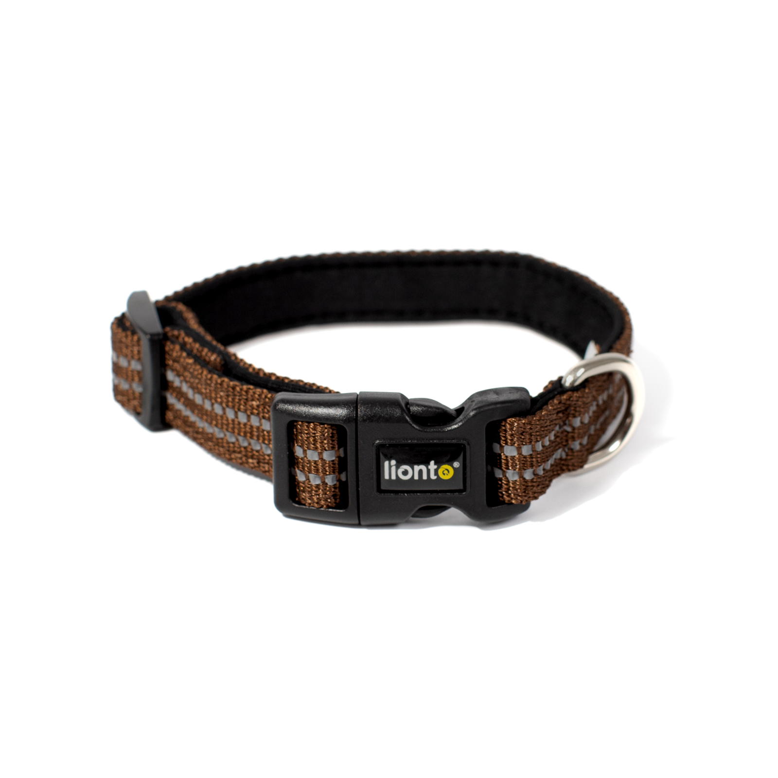 Lionto Hundehalsbänder Lionto verstellbares Hundehalsband braun XS