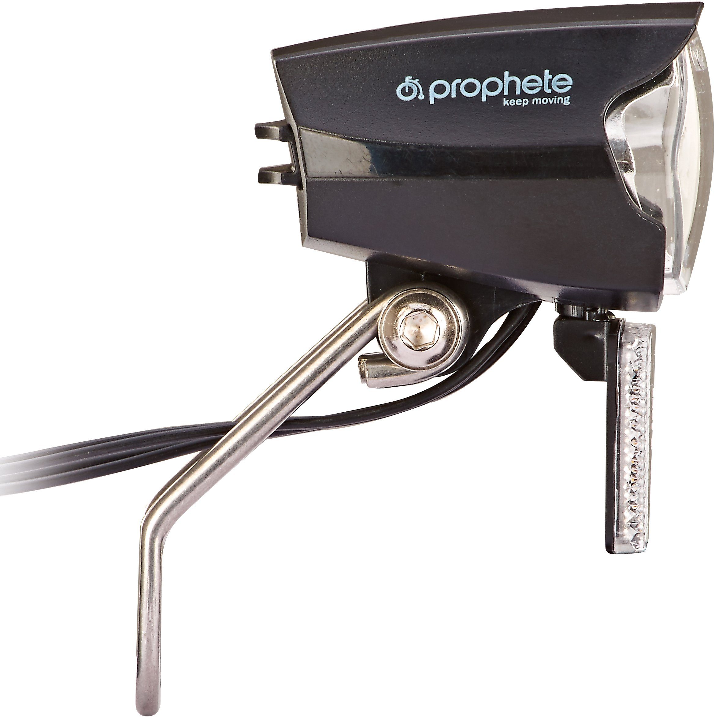 Prophete Fahrradbeleuchtung Prophete LED-Batteriescheinwerfer, 30 Lux