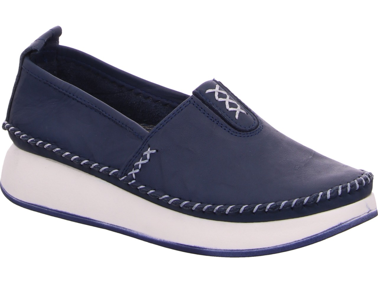 DIVERSE Komfort Slipper blau Slipper marineblau
