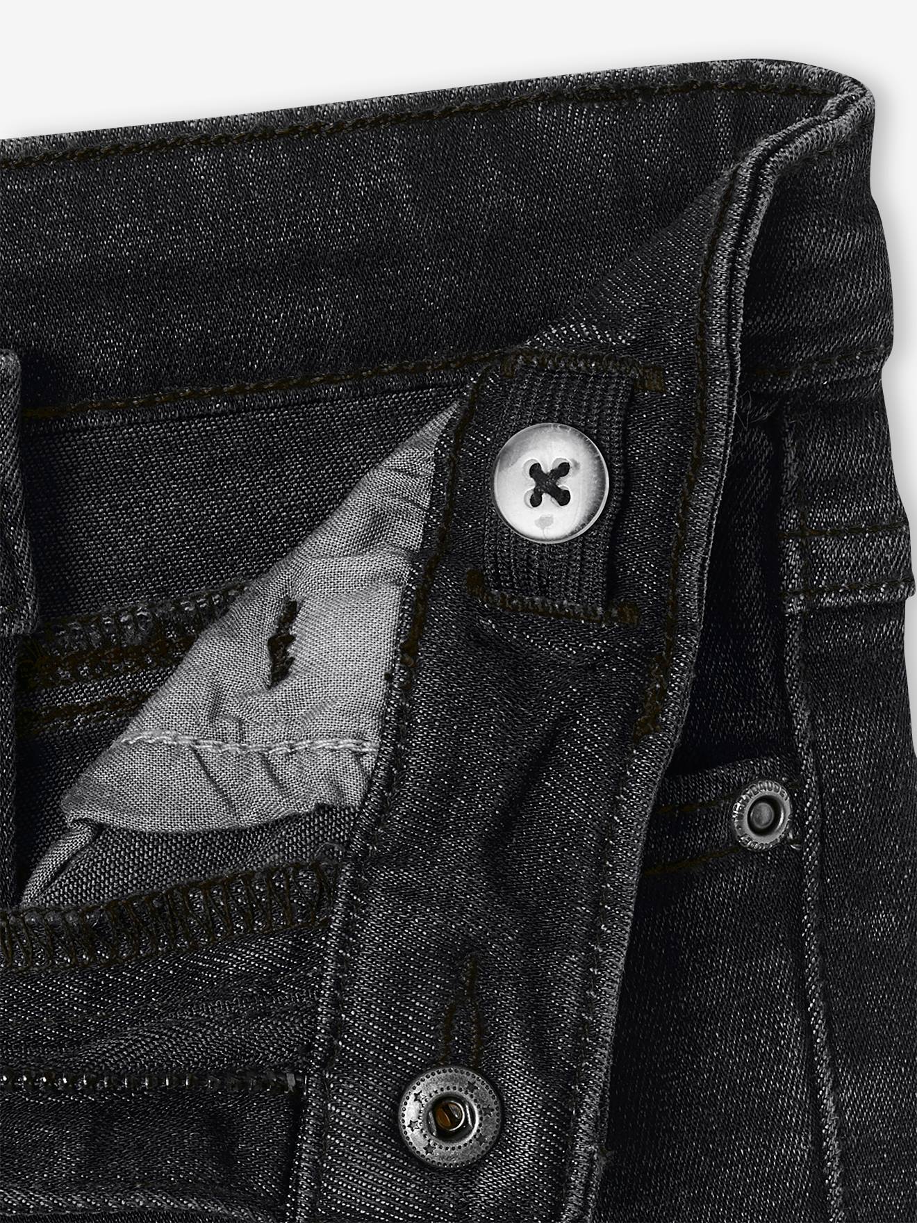 Jean skinny Superflex garçon denim black