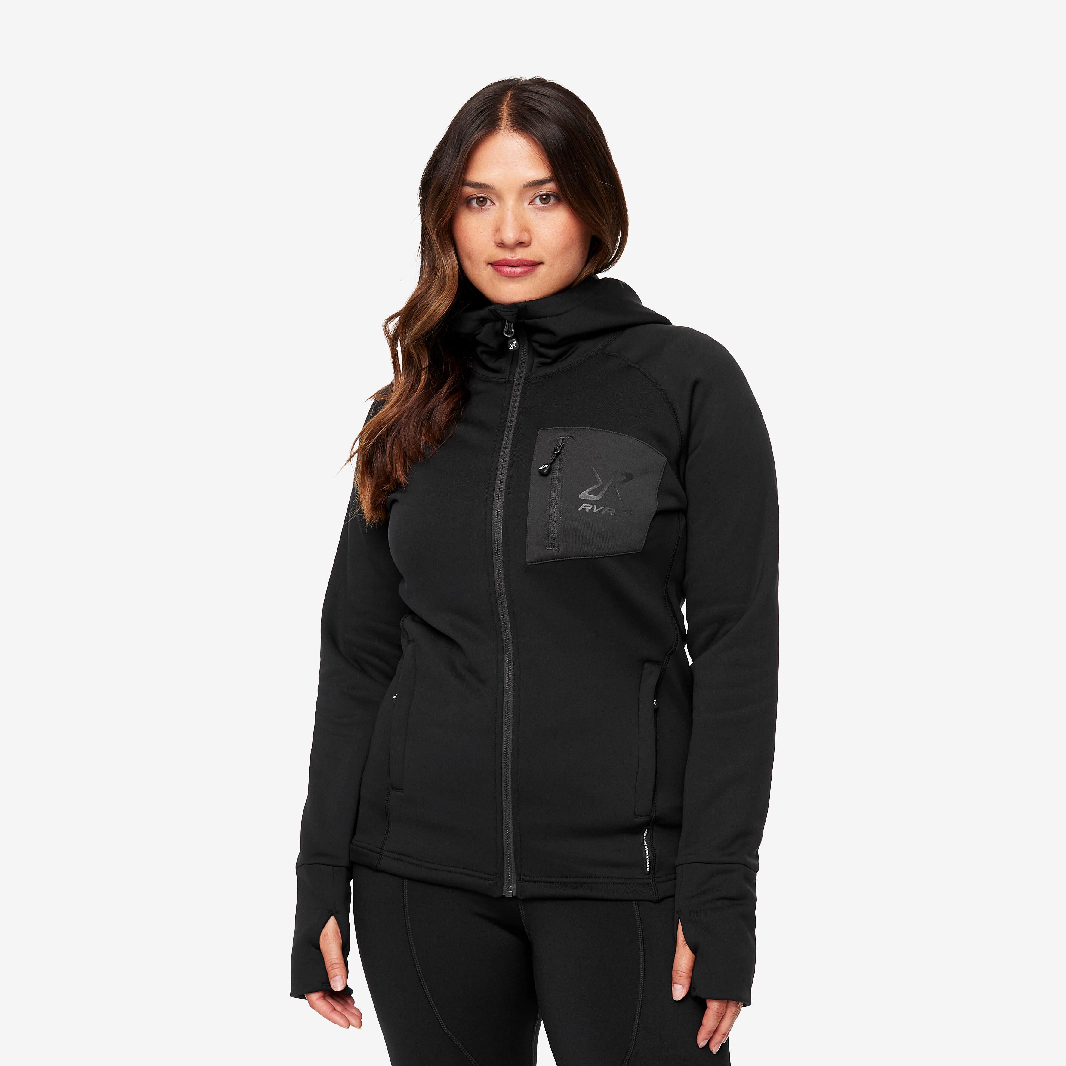 Illusion Hoodie Femme Black/Anthracite