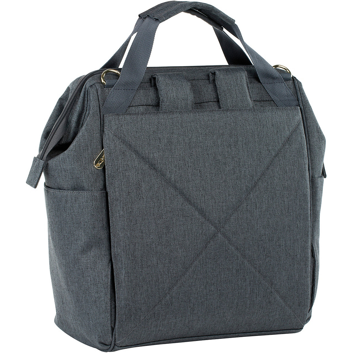 Wickelrucksack Goldie Glam anthracite, inkl. Zubehör & Wickelunterlage