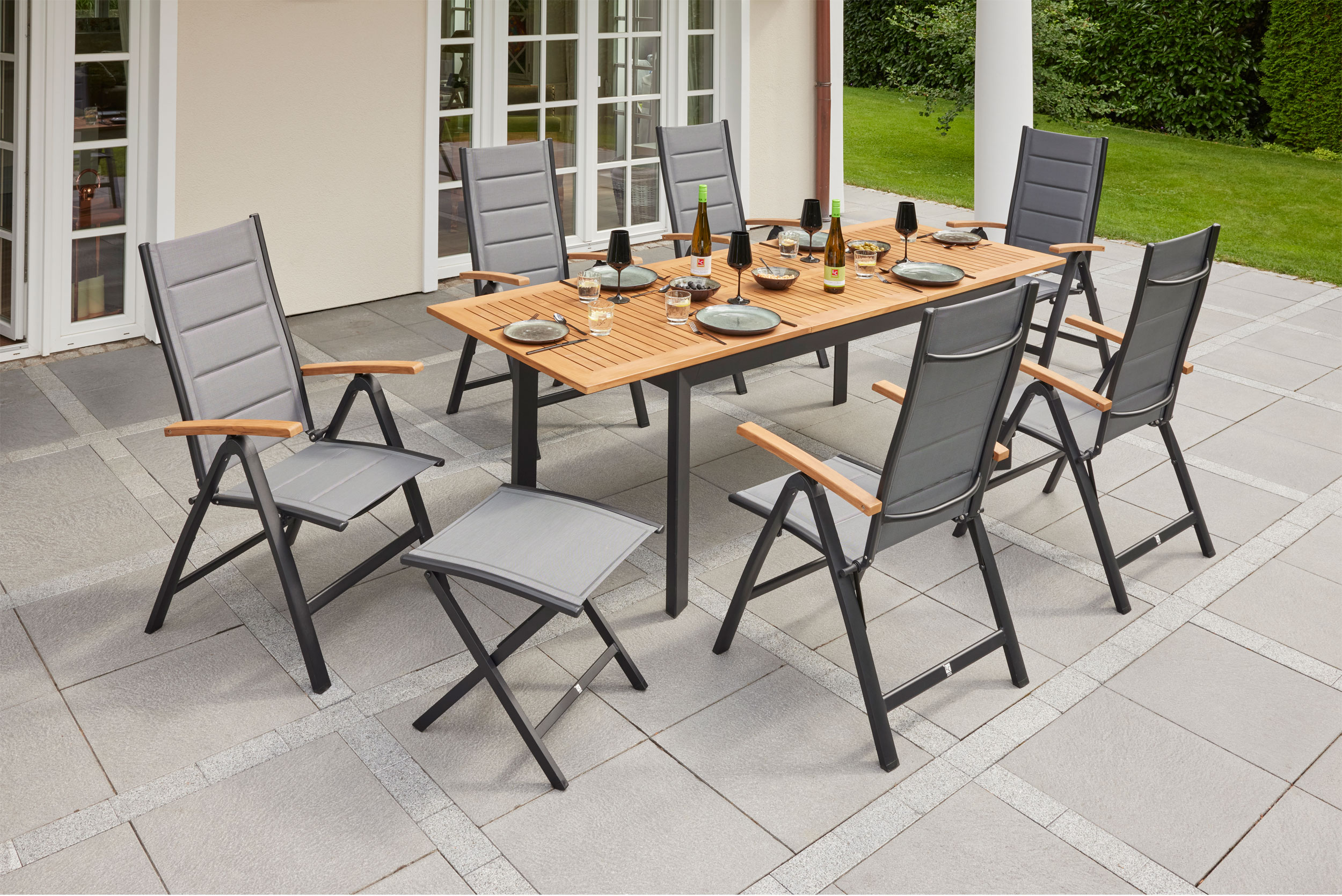 OUTDOORGartenhocker Alu