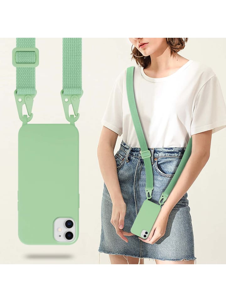 cadorabo Handykette für Apple iPhone 11 Hülle in LIQUID HELL GRÜN günstig kaufen iPhone 11