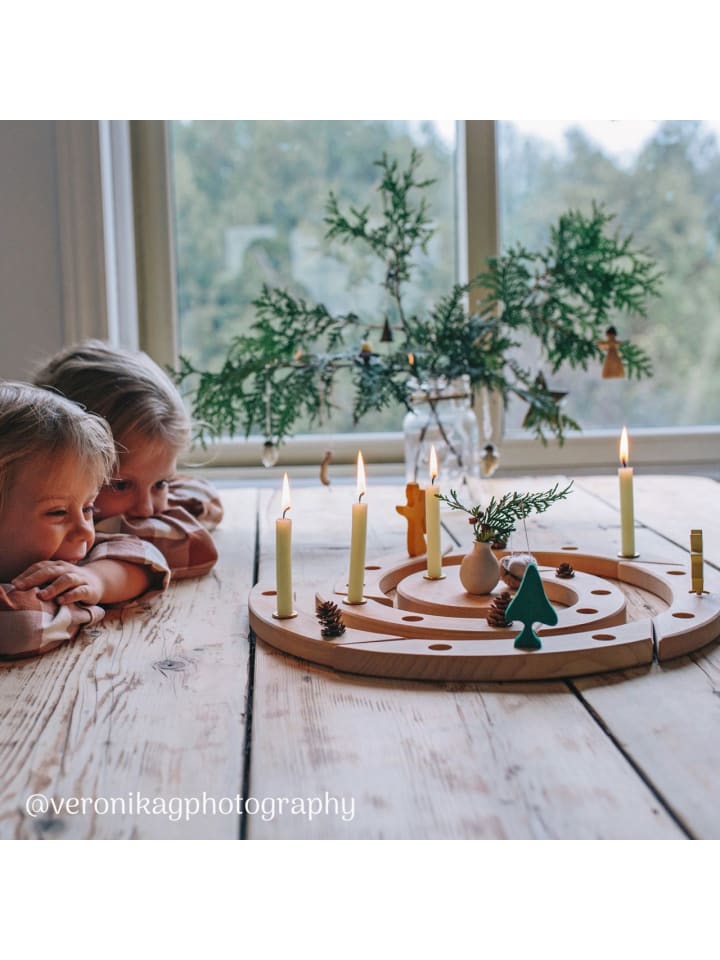 Grimm's Geburtstags- und Adventsspirale natur 8-tlg ab 1 Jahr in natur günstig kaufen onesize
