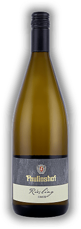 Paulinshof, Riesling, Gutsabfüllung, Qualitätswein, feinherb, 2022, Mosel  Paulinshof, Riesling, Gutsabfüllung, Qualitätswein, feinherb, 2022, Mosel  Saftig, frisch, spritzig und unkompliziert. Jahrgang 2022 - 1	 Liter - Vol 11,0%