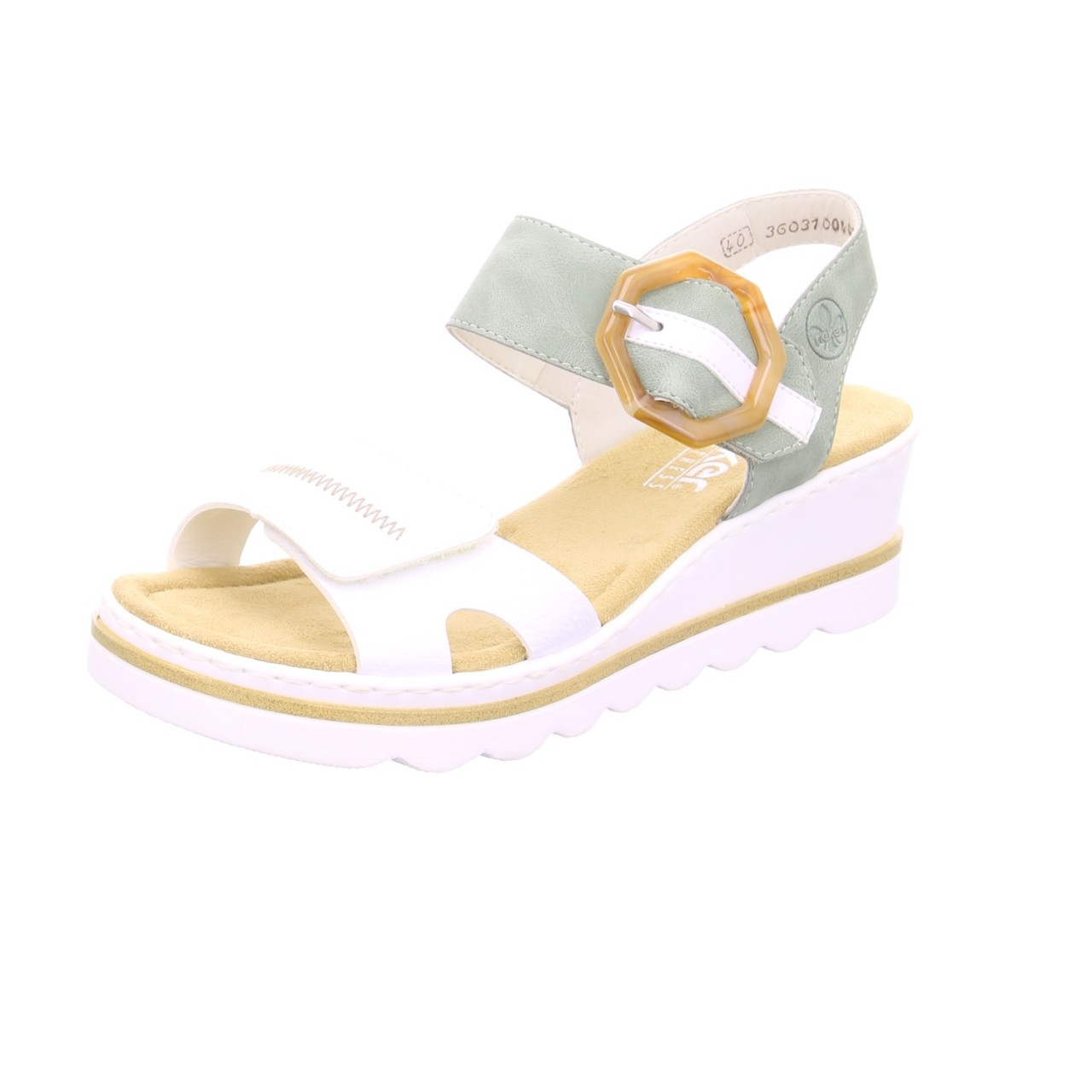 RIEKER Keilsandalen weiss Sandale weiß