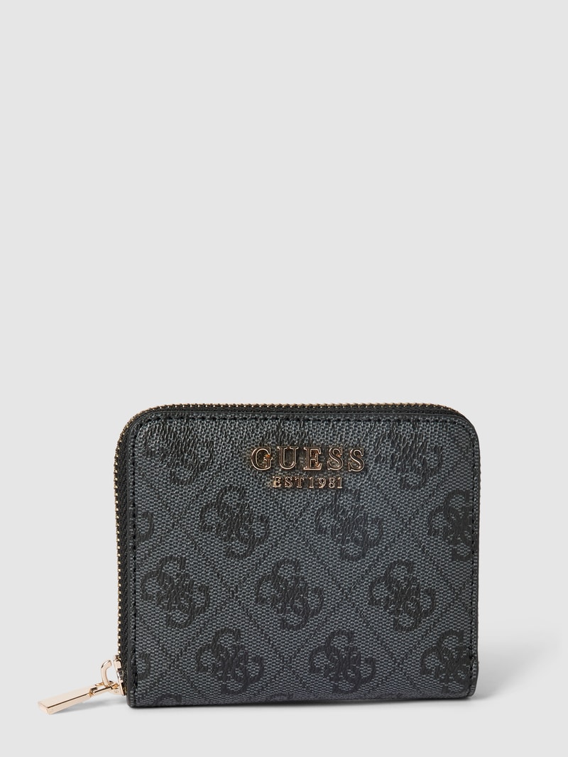 Portemonnaie in Leder-Optik Modell 'LAUREL' in schwarz