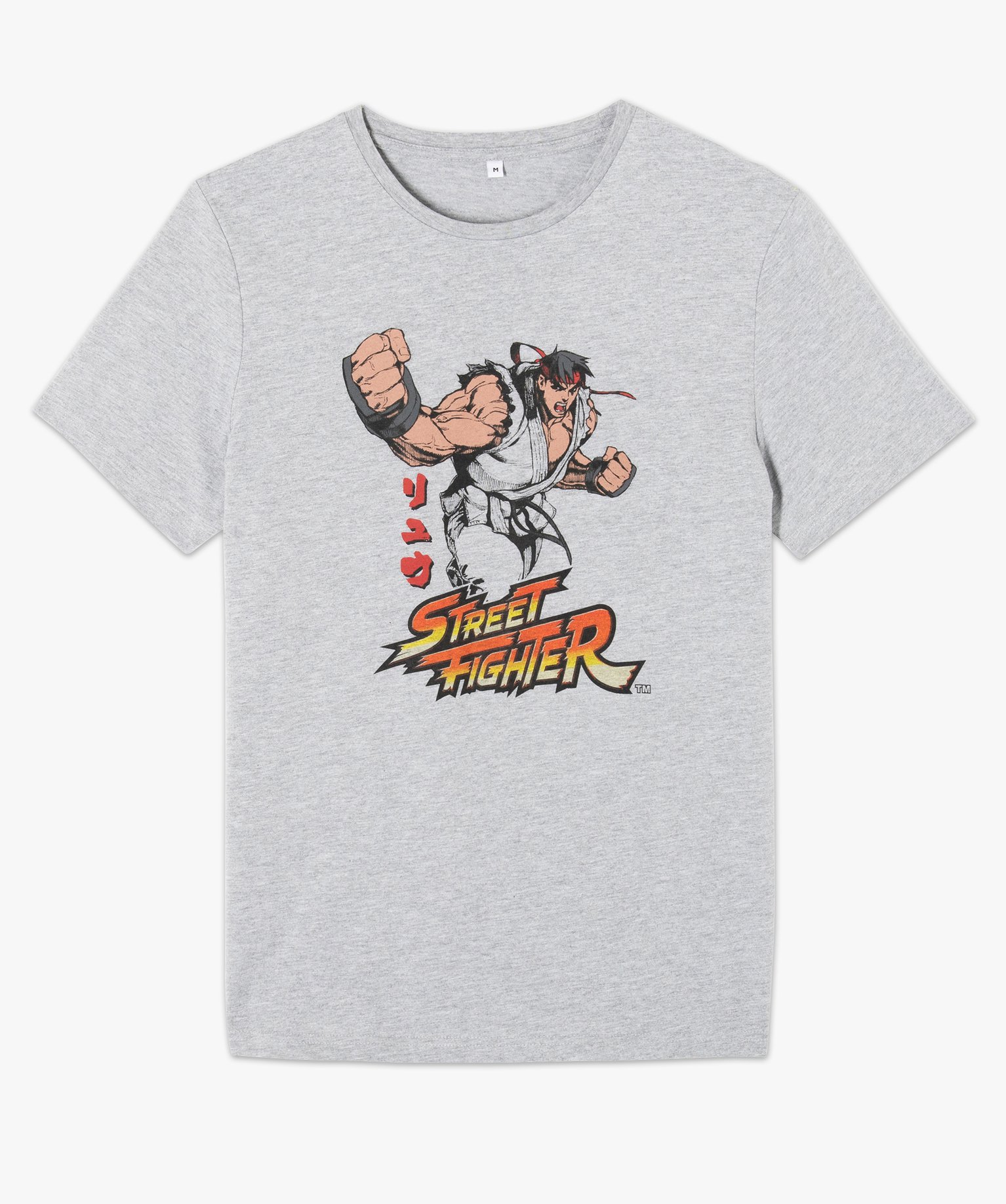 Tee-shirt homme à motif – Street Fighter gris | GEMO