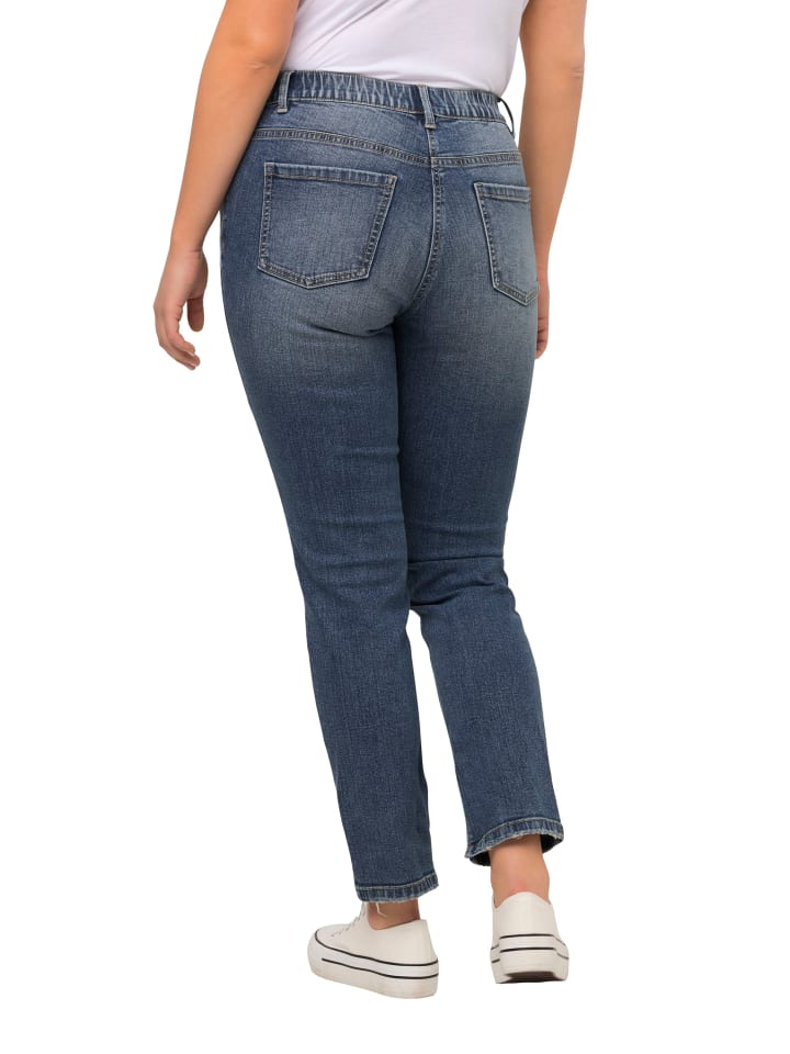 Ulla Popken Jeans in blue denim günstig kaufen