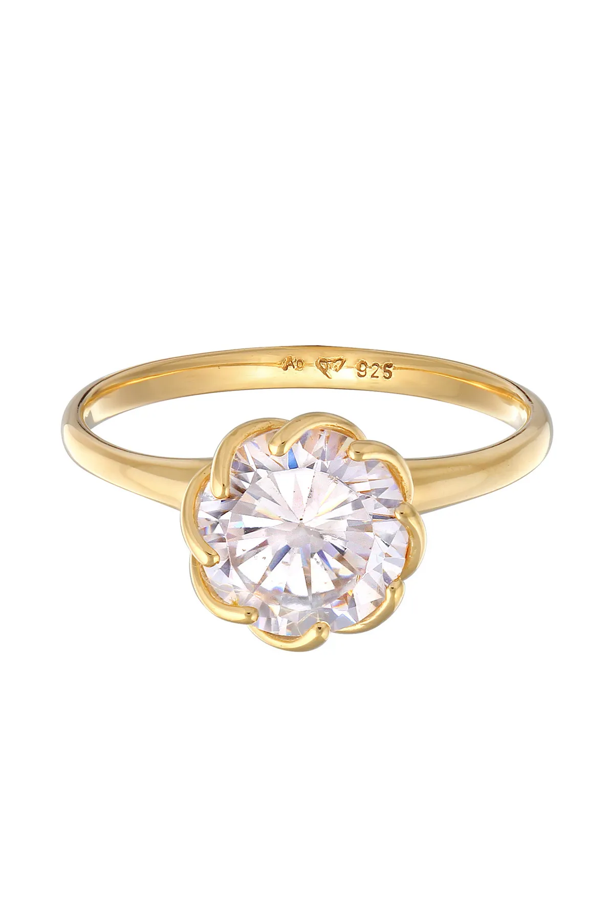 ELLI  Ring - Goldfarben - Zirkon