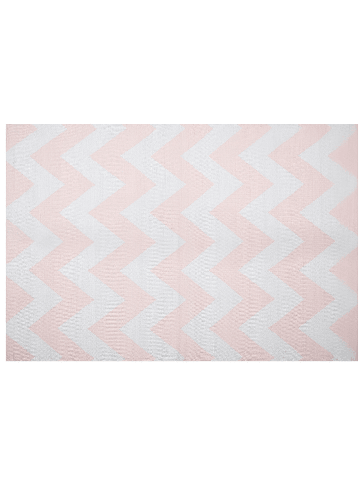 Beliani Outdoorteppich KONARLI in Rosa/Weiß - (W) 160 x (H) 0.3 x (L) 230 cm günstig kaufen onesize