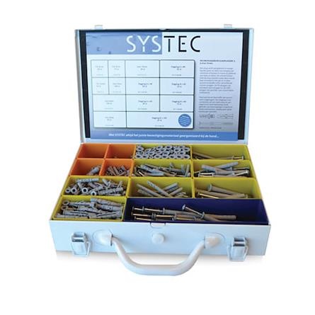 SYSTEC 8960.60.30306 Assortimentskoffer nylon plug & slagplug