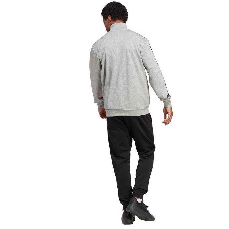 adidas BASIC 3-STREIFEN FRENCH TERRY Trainingsanzug Herren