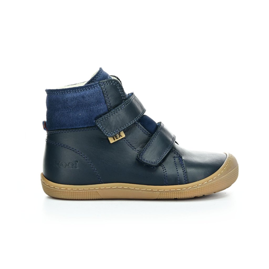 Koel4kids Demil Napa Wool Blue Winterbarfußschuhe